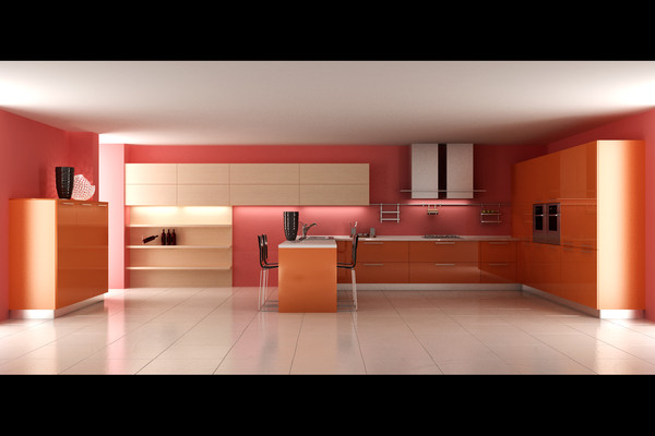 3ds max kitchen - Kitchen by studiorender